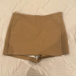 Brown ZARA skort / skot NWT